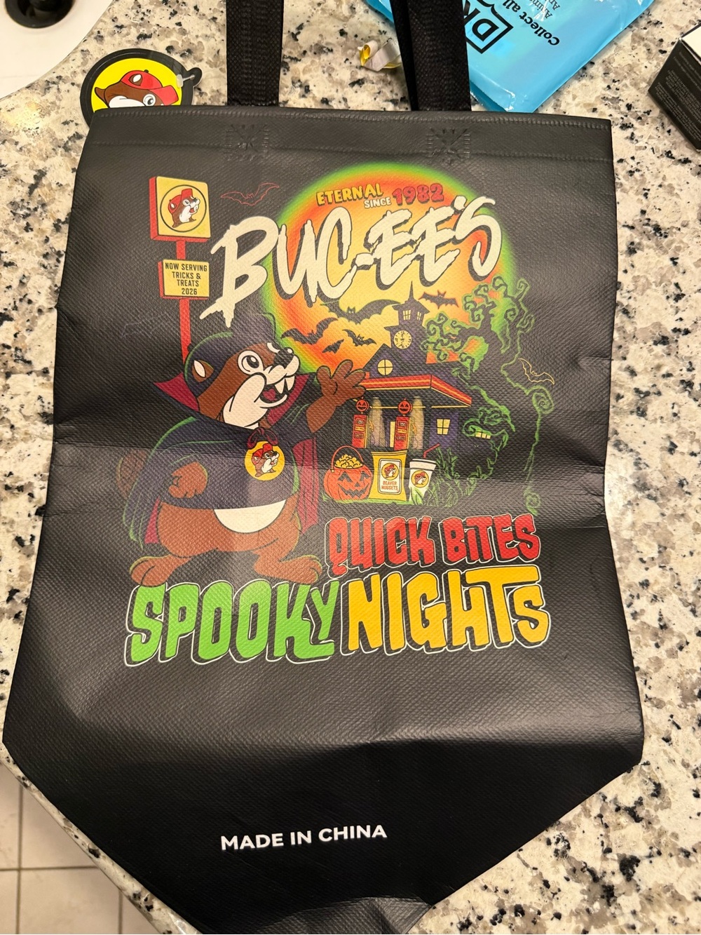 Kids 'Spooky Nights' Black Trick-or-Treat Tote